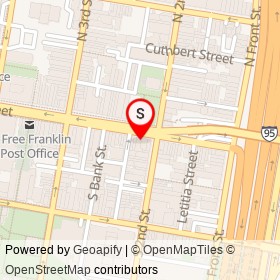 Bierstube Tsingtau on Market Street, Philadelphia Pennsylvania - location map