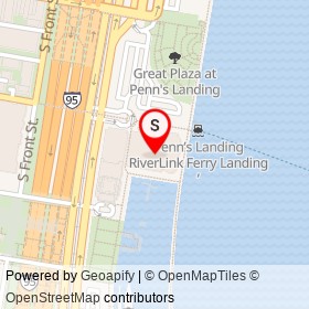 Independence Seaport Museum on Delaware River Trail, Philadelphia Pennsylvania - location map