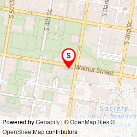 FRIEDA on Walnut Street, Philadelphia Pennsylvania - location map