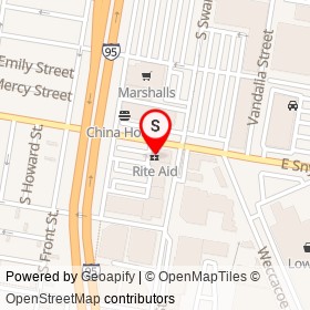 Rite Aid on Snyder Avenue, Philadelphia Pennsylvania - location map