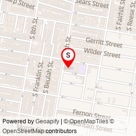 Elizabeth B. Kirkbride School on Greenwich Street, Philadelphia Pennsylvania - location map