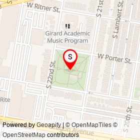 Stephen Girard on West Porter Street, Philadelphia Pennsylvania - location map