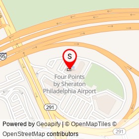 Four Points by Sheraton Philadelphia Airport on Delaware Expressway, Philadelphia Pennsylvania - location map