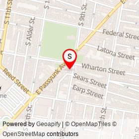 El Sarape on South 9th Street, Philadelphia Pennsylvania - location map