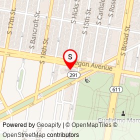 No Name Provided on Oregon Avenue, Philadelphia Pennsylvania - location map