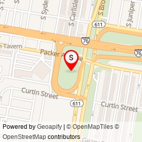 Walt Whitman on Packer Avenue, Philadelphia Pennsylvania - location map