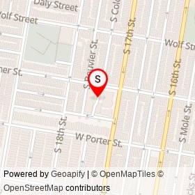 No Name Provided on West Ritner Street, Philadelphia Pennsylvania - location map