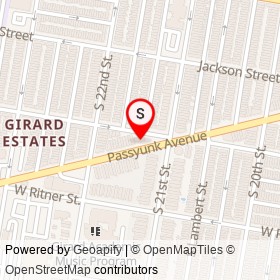 Conoco on Passyunk Avenue, Philadelphia Pennsylvania - location map