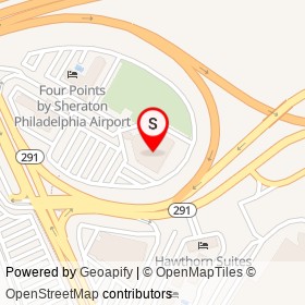 Sheraton Suites Philadelphia Airport on Island Avenue, Philadelphia Pennsylvania - location map