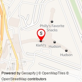 Kiehl's on PA 291, Philadelphia Pennsylvania - location map
