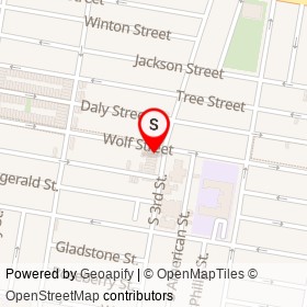 Heirs Bakery on Wolf Street, Philadelphia Pennsylvania - location map