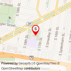 F. Amedee Bregy Elementary School on Bigler Street, Philadelphia Pennsylvania - location map