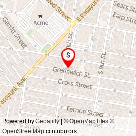 No Name Provided on Greenwich Street, Philadelphia Pennsylvania - location map