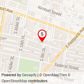 South Philly Barbacoa on South 9th Street, Philadelphia Pennsylvania - location map