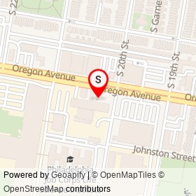Checkers on Oregon Avenue, Philadelphia Pennsylvania - location map