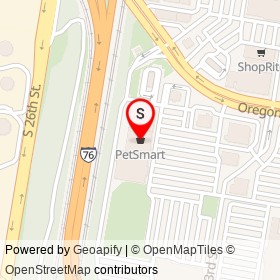 PetSmart on Oregon Avenue, Philadelphia Pennsylvania - location map