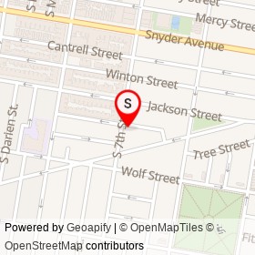 Heng Seng on South 7th Street, Philadelphia Pennsylvania - location map
