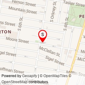 Leon Grocery on South 5th Street, Philadelphia Pennsylvania - location map