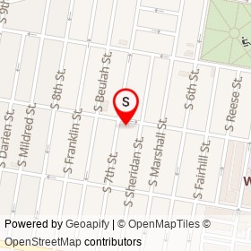 Silverman on West Porter Street, Philadelphia Pennsylvania - location map