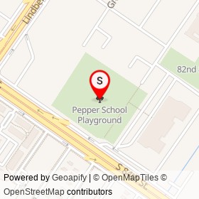 Pepper School Playground on , Philadelphia Pennsylvania - location map