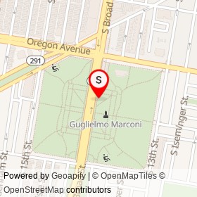 Marconi Plaza on , Philadelphia Pennsylvania - location map