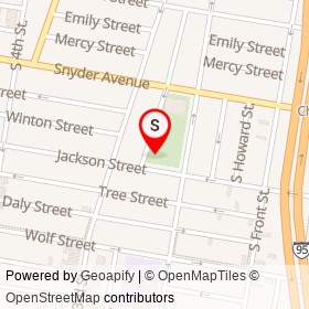 No Name Provided on South Philip Street, Philadelphia Pennsylvania - location map