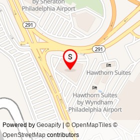 DoubleTree by Hilton Philadelphia Airport on Island Avenue, Philadelphia Pennsylvania - location map