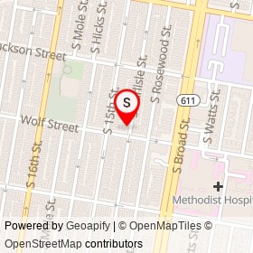 Vegan Commissary on Wolf Street, Philadelphia Pennsylvania - location map