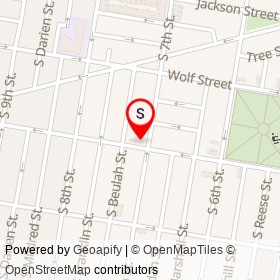 New China on South 7th Street, Philadelphia Pennsylvania - location map