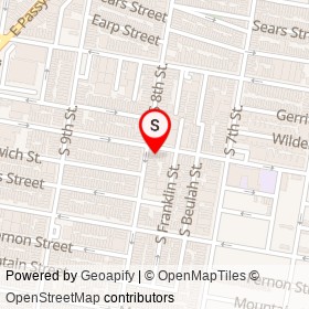 Cosmi's Deli on South 8th Street, Philadelphia Pennsylvania - location map
