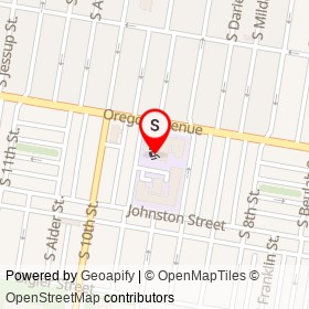 No Name Provided on South Hutchinson Street, Philadelphia Pennsylvania - location map