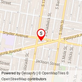 A Plus on South 17th Street, Philadelphia Pennsylvania - location map