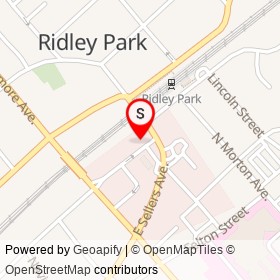 China Wok on East Hinckley Avenue, Ridley Park Pennsylvania - location map