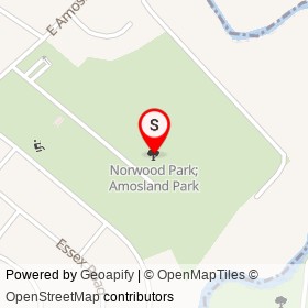 Norwood Park; Amosland Park on , Norwood Pennsylvania - location map