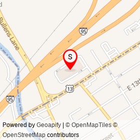 Extra Space Storage on Chester Pike, Eddystone Pennsylvania - location map