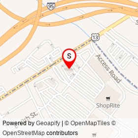 McDonald's on Eddystone Crossings, Eddystone Pennsylvania - location map