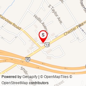 Conoco on Chester Pike, Ridley Township Pennsylvania - location map