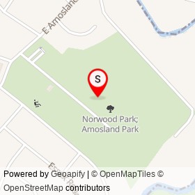Amosland Park on , Norwood Pennsylvania - location map