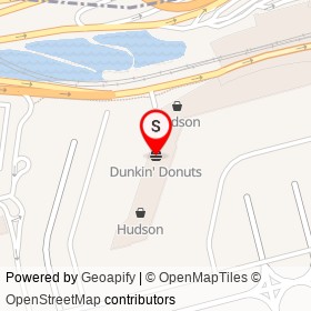 Dunkin' Donuts on Essington Avenue, Tinicum Township Pennsylvania - location map