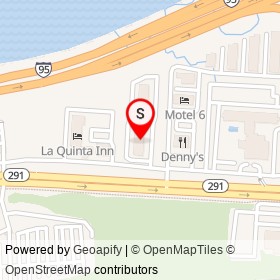 Red Roof Inn on Industrial Highway, Tinicum Township Pennsylvania - location map