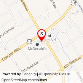 BP on Lincoln Avenue, Prospect Park Pennsylvania - location map