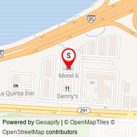 Motel 6 on Delaware Expressway, Tinicum Township Pennsylvania - location map