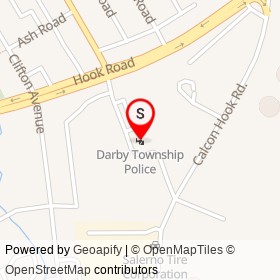Darby Township Police on Calcon Drive, Darby Township Pennsylvania - location map