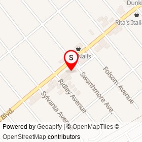 Sangillo Tire Center on Swarthmore Avenue, Ridley Township Pennsylvania - location map