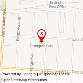 Essington Park on , Tinicum Township Pennsylvania - location map