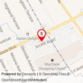Ruby Tuesday on Access Road, Ridley Township Pennsylvania - location map