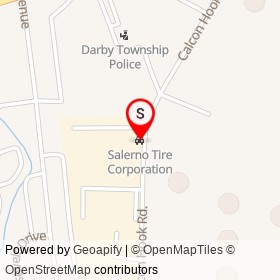 Salerno Tire Corporation on Calcon Hook Road, Darby Township Pennsylvania - location map
