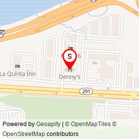 Denny's on Industrial Highway, Tinicum Township Pennsylvania - location map