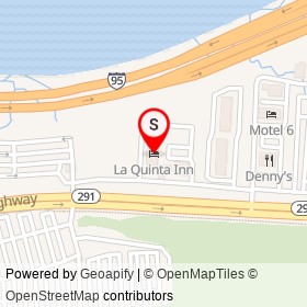 La Quinta Inn on Industrial Highway, Tinicum Township Pennsylvania - location map