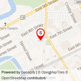 Chester Pizza on East 7th Street, Chester Pennsylvania - location map